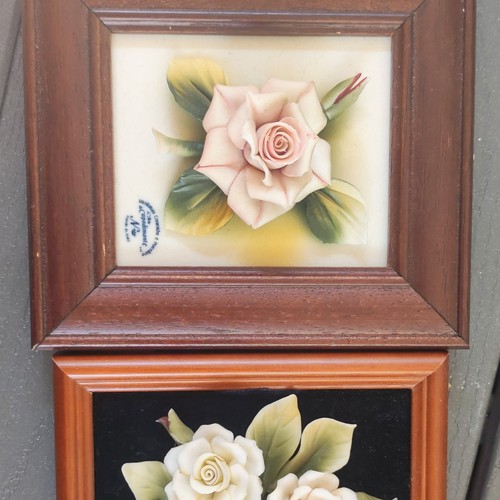 Capodimonte coppia quadretti - capodimonte,