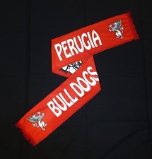 Sciarpa "BULLDOGS PERUGIA" Ultras Perugia, Vintage 1995, Rara.