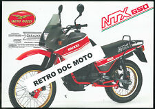 Prospectus MOTO GUZZI NTX 650 ( 350 ) Brochure Catalogue Prospekt en Français 