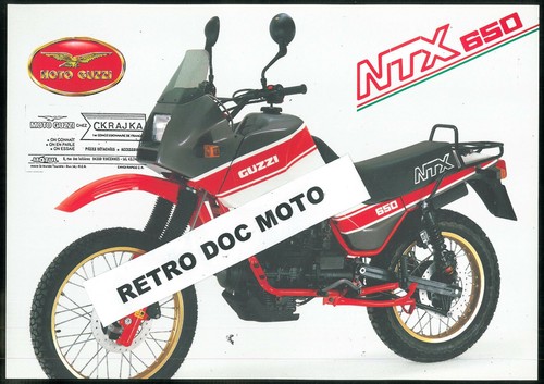 Prospectus moto guzzi ntx - moto, 650