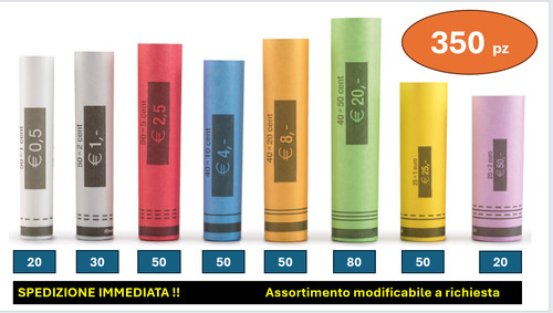Kit 350 rotolini blister - 350, tubi