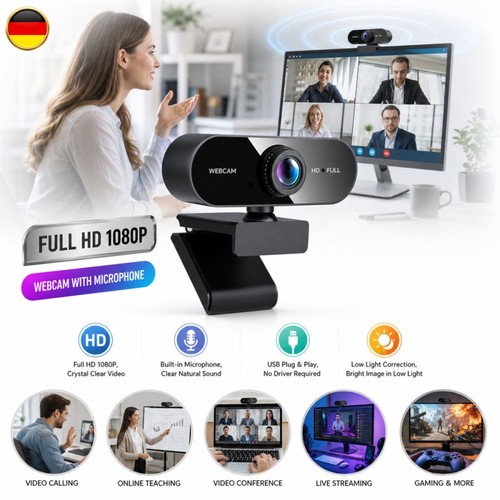 Webcam con microfono web - microfono,