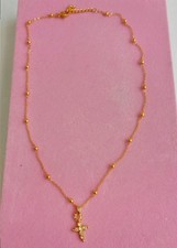 Collana croce del rosario - collana,