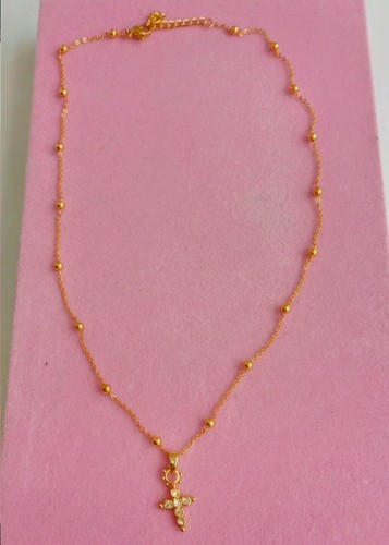 Collana croce del rosario - collana,