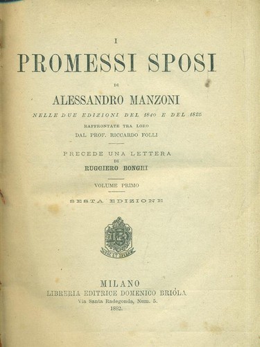 Promessi sposi manzoni - sposi,