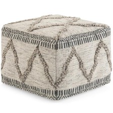 Sweeney Square Pouf  18 inch