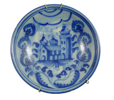 ANTICA CIOTOLA SPAGNOLA SPAGNA TALAVERA  MAIOLICA CERAMICA FAJENCE 1700 XVIII
