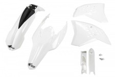 kit plastiche FULL Ktm Exc 125 200 250 300 350 450 500 2009 - 2011 Ufo bianco