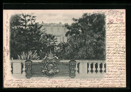 Sanremo villa zirio - ak, sanremo,