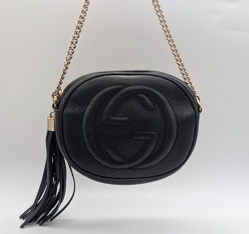 Borsa tracolla gucci soho - a,