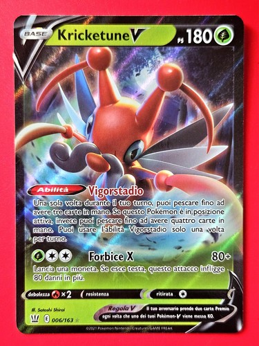 Carta pokemon kricketune - carta,
