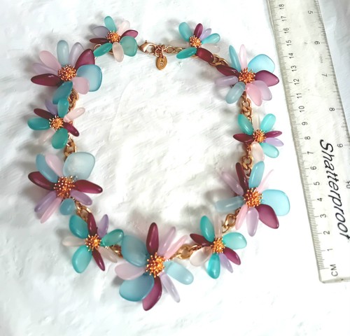 Collana dichiarazione fiori