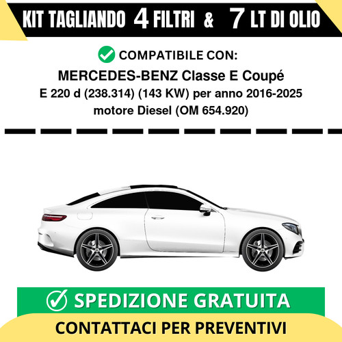 Tagliando per mercedes benz - tagliando, mercedes-benz