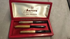 3 Aurora Fountain Pens, Re-ma
