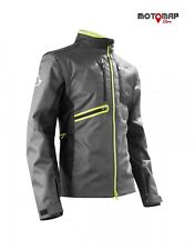 Giacca Acerbis Enduro One Grigio Giallo Fluo Maniche Staccabili