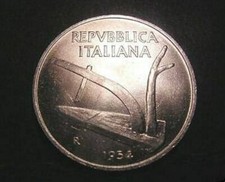  10 Lire 1954  da rotolino