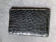 portafoglio Nero coccodrillo uomo
