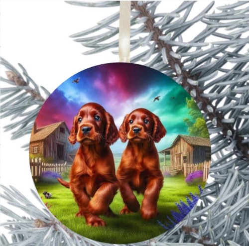 Setter rosso decorazione - setter,