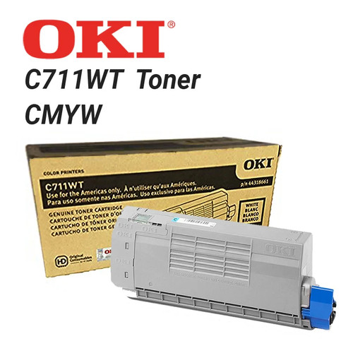 Toner oki c711wt cmyw - toner,