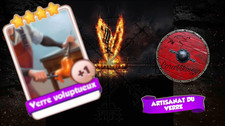 Verre voluptueux x 1 carte