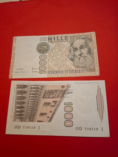 Banconote mille lire - ,
