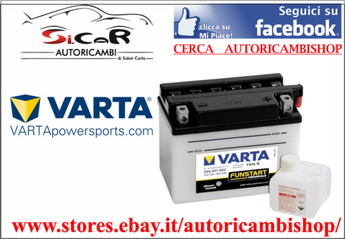 Yb4lb varta per scooter 50cc - varta,