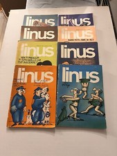 Linus Lotto Numeri 1/2/3/4/5/6/7/8 Anno 14 Del 1978