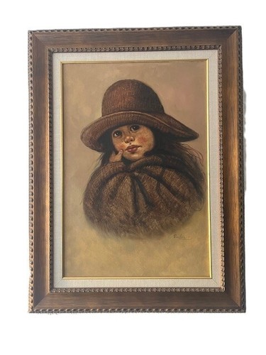 Quadro olio originale scuola