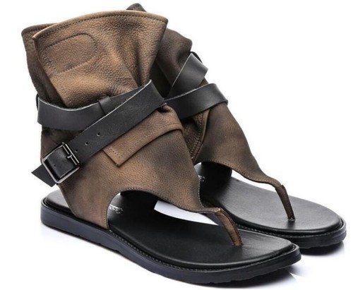 Sandalo tanga vera pelle - , donna