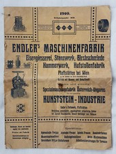 Endler's maschinenfabrik,eisengiesserei,stanzwerk,blechschmiede..,(katalog),1910