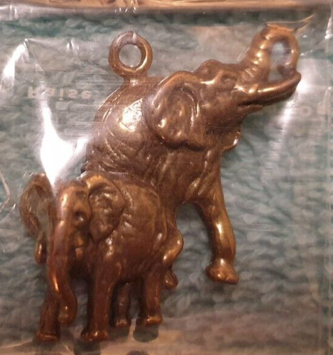 Charms rame disegno elefante - charms,