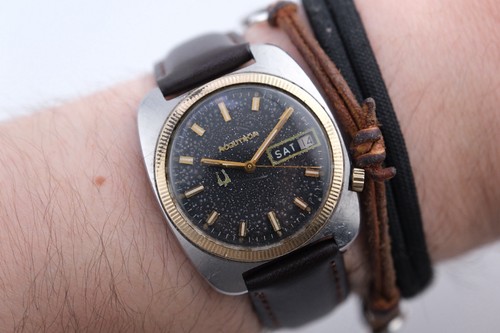 1972 bulova accutron timeworn - bulova,