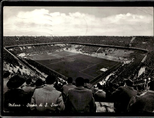 Cartolina milano stadio san - cartolina,