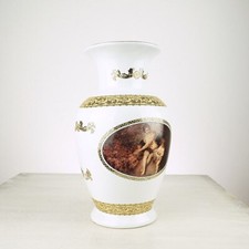 VASO in ceramica bianca con