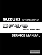 Suzuki DF4 DF5 DF6 Manuale Officina  9 9 5 0 0/1 - 9 1 J 0 0 - 0 1 E