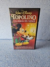 Walt Disney Vhs Originale Topolino E La Magia Del Natale,  Dicembre 1999