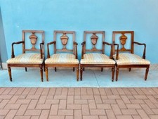 Poltrone Carlo X in Noce -