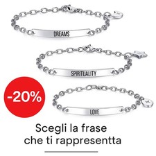 Bracciale donna acciaio