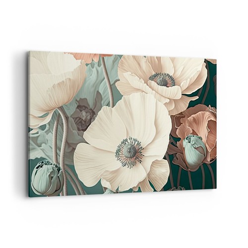 Quadro tela 120x80cm fiori - tela,