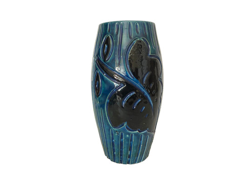 Vaso fiorentino blu metà