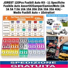120 Fusibili Auto Moto Kit, 11