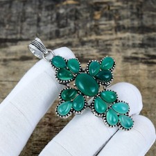 Ciondolo A Croce In Onice