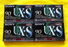 4x NASTRI CASSETTE SONY UX-S
