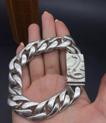 Bracciale uomo placcato