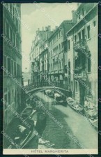 Venezia Città Hotel Margherita Barche cartolina RT7366