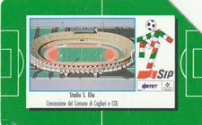 SCHEDA TELEFONICA USATA 67 STADIO CAGLIARI (770