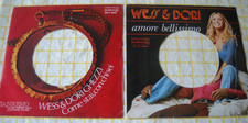 Wess e Dori Ghezzi 2 copertine forate per 45 giri juke box