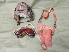 Casco da volo, occhiali, fondina, Pilota U.S. US marchi - ww2