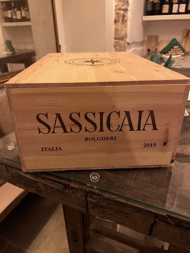Cassa sassicaia 2015 vuota - cassa,