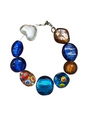 Bracciale perline vetro - bracciale,